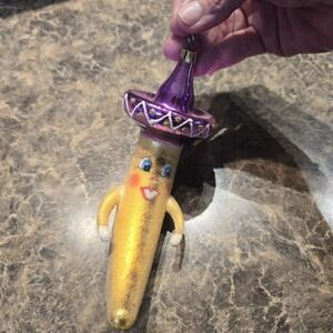 Radko 1997 Chico Banino 97-335-0 Italian Glass Ornament USED